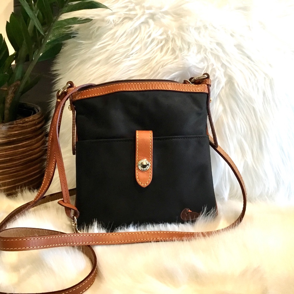 Dooney & Bourke Black Nylon Crossbody Handbag